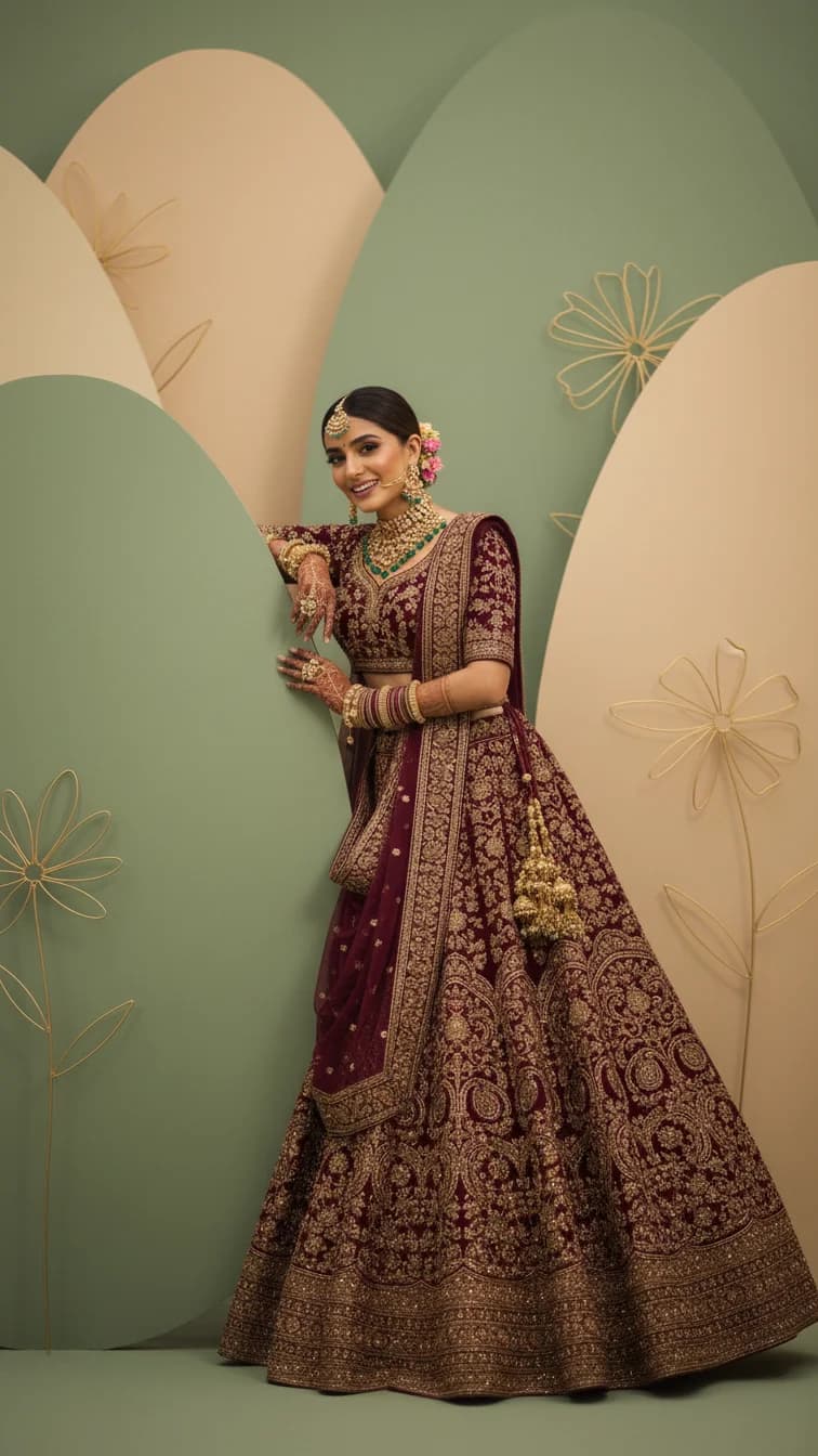 Bridal Lehenga - Elegant Festive Styling