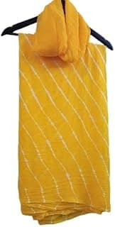 Rajasthani Lehariya Chiffon Saree for Women – Lightweight HAND DIE Traditional Saree for Festive & Casual Wear