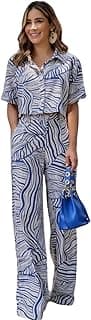 Womens Co-ord Set Stylish | Summer Cord Set | Jumpsuit for Western Party Suit | Formal Office Wear & Casual Look | Summer Travel Co Ord Set Beach & Ho