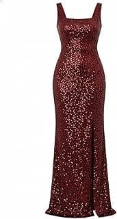 Sequin Dress for Women | Black & Red Sequin Party Outfit Dress for Women | Bodycon Western Sequin's Dresses for Woman