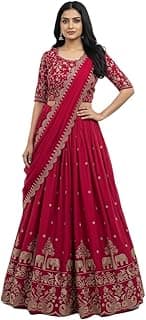 Embroidered Lehenga Choli with Dupatta For Women’s | Traditional Ethnic Wear for Wedding & Festive Occasions |