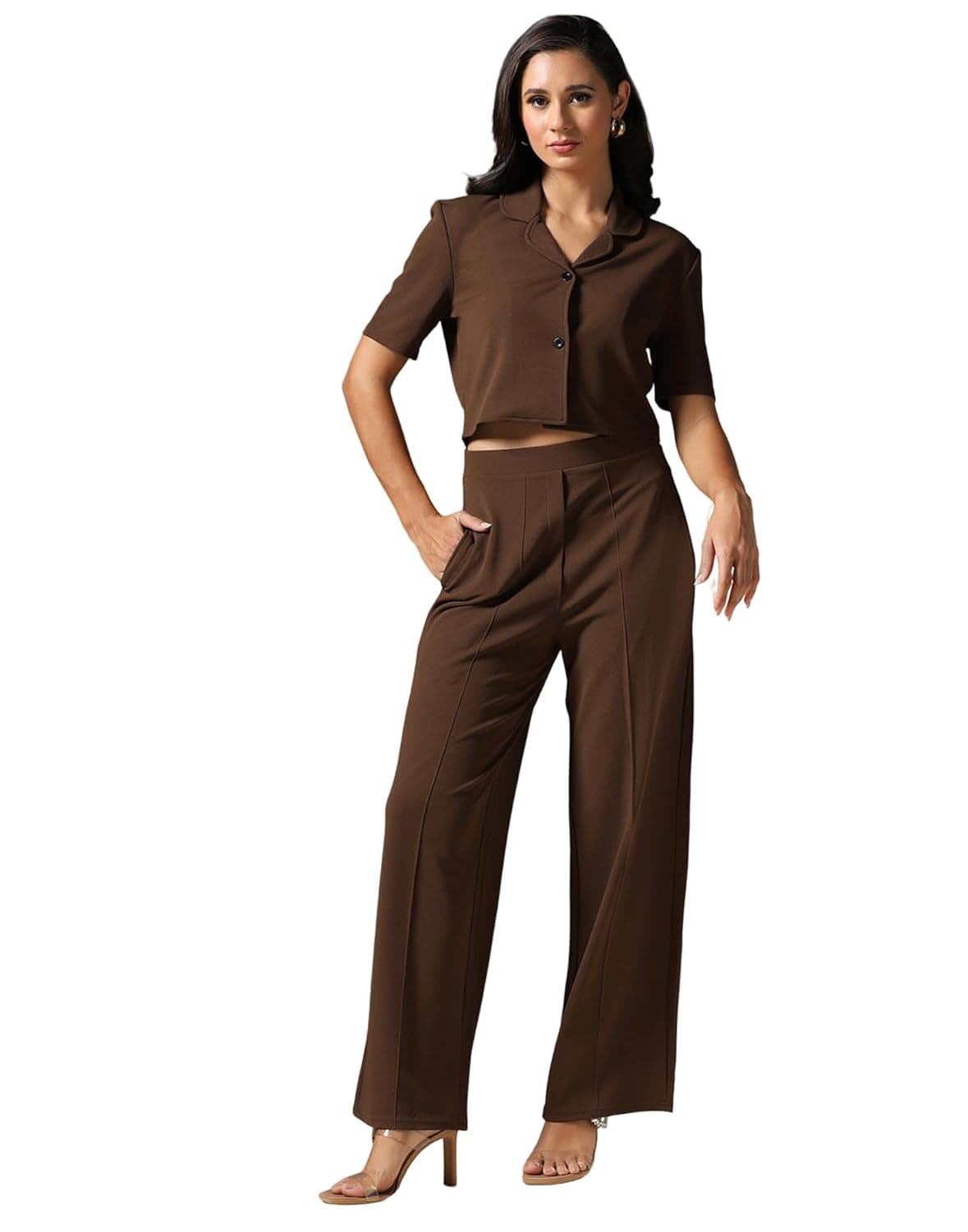 Selvia Women's Lycra Co Ord Set For Women, Co ord Set for Women Stylish