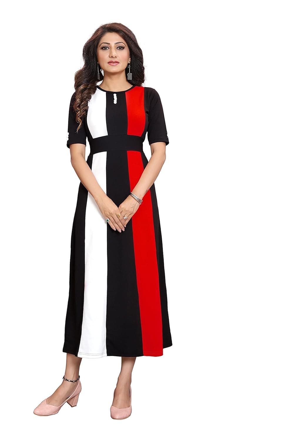 LONDON BELLY Women's A-Line Maxi Dress