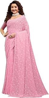 Viscose Brasso Floral Print Saree