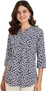 Women Cotton Printed A-line Short Kurti (Available in Plus Sizes)