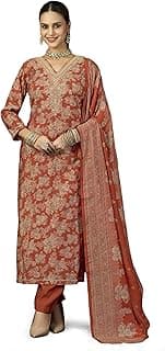 Women's Unstitched Salwar Suit Dress Material With Dupatta