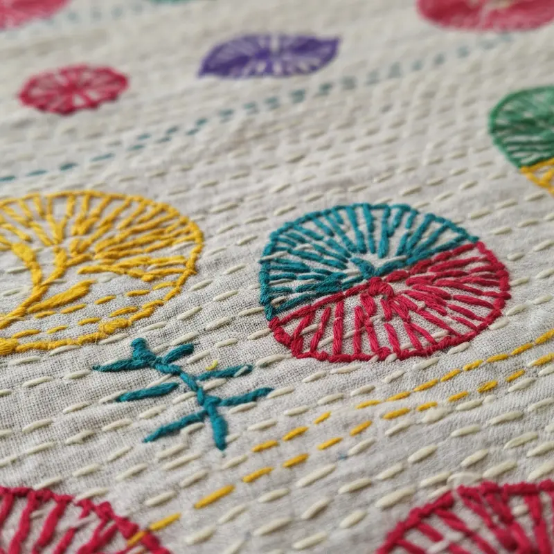 Kantha — The Complete Guide to Bengal's Running-Stitch Embroidery